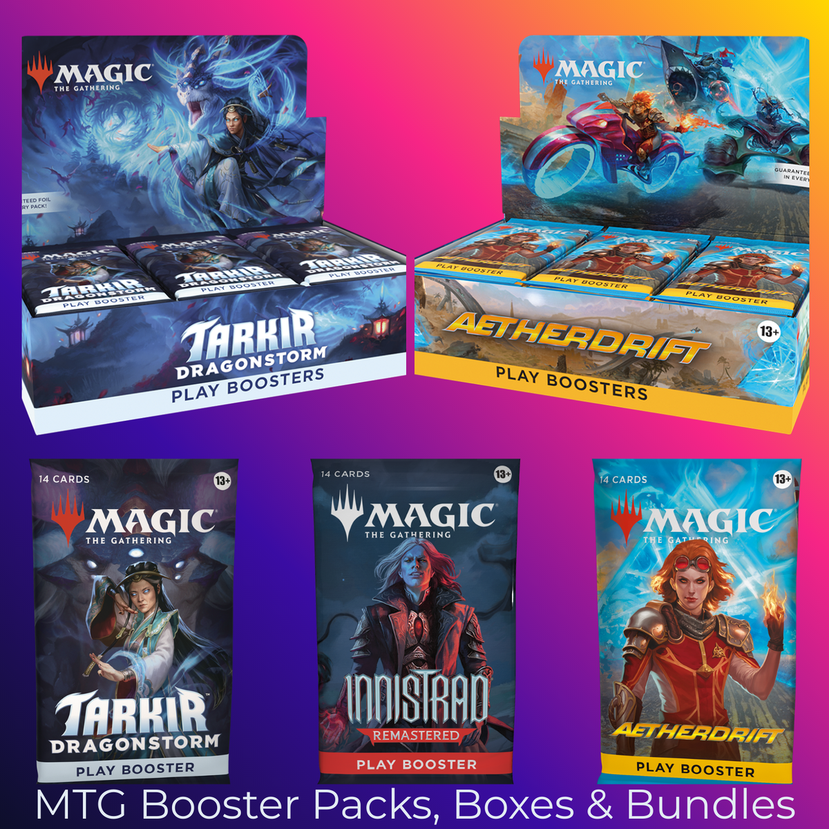 MTG Booster Packs, Boxes & Bundles