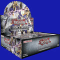 Open Yu-Gi-Oh! Alliance Insight booster box display showing packs inside, with Allied Code Talker @Ignister illustrated on the box artwork.