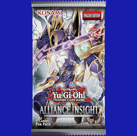Yu-Gi-Oh! Alliance Insight booster pack featuring artwork of Allied Code Talker @Ignister on the front.