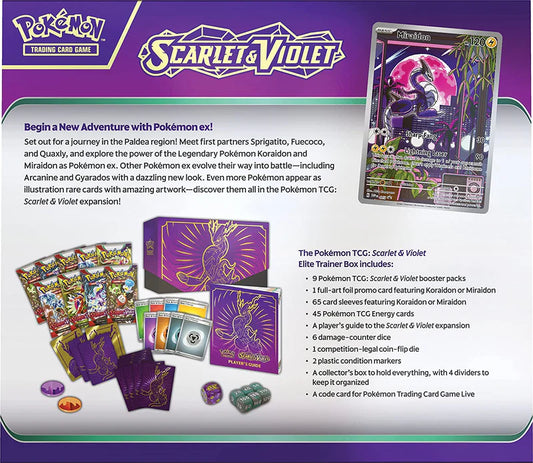 Pokémon TCG: Scarlet & Violet Elite Trainer Box (Miraidon)