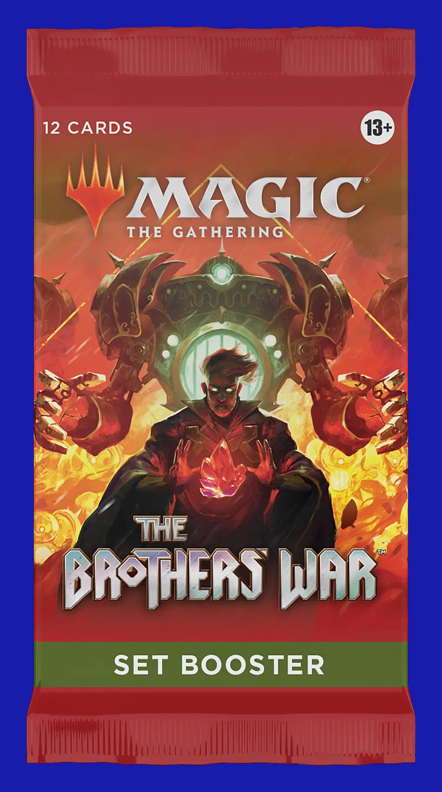 Magic: The Gathering The Brothers’ War Set Booster Pack featuring Urza artwork