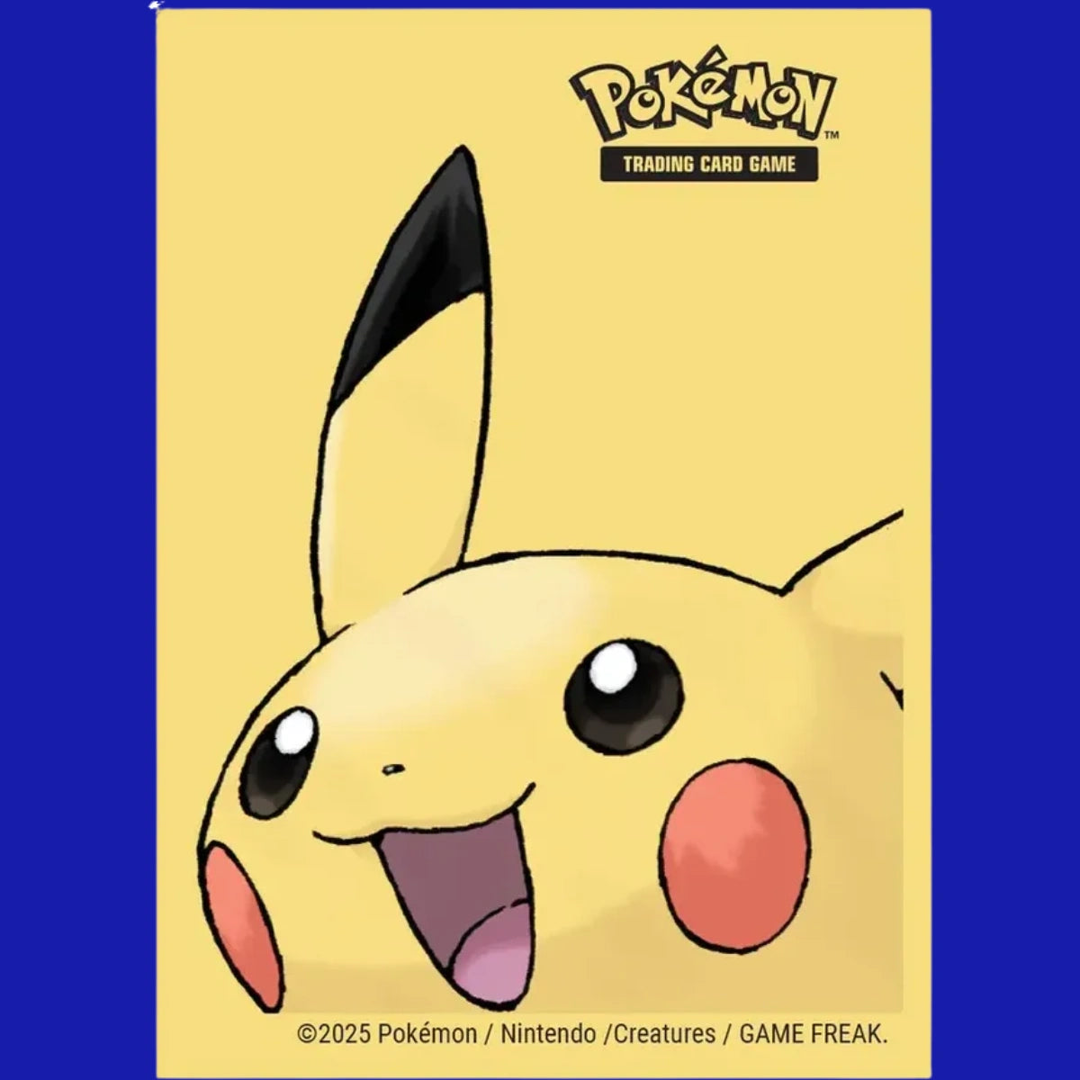Official Pikachu artwork featured on Pokémon TCG Ultra PRO Deck Protector Sleeves.