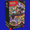 Pokémon TCG Pitch Black Booster Bundle featuring Mega Darkrai ex, Mega Zeraora ex, Mega Chandelure ex, and Mega Excadrill ex.
