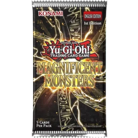 Yu-Gi-Oh! TCG Magnificent Monsters 1st Edition pack artwork
